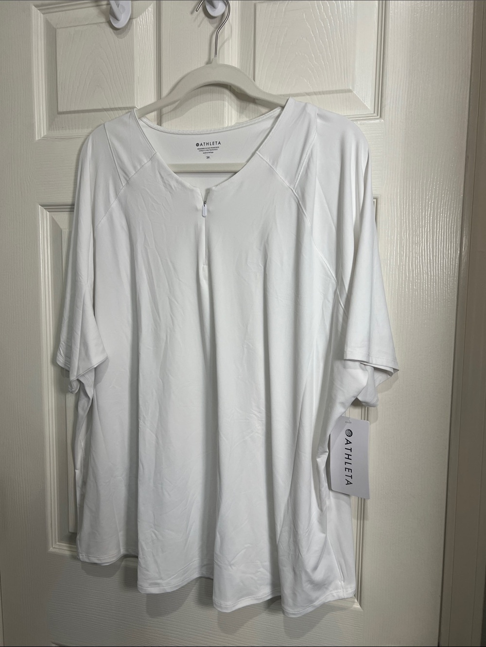 Athleta NWT 3X women’s sunchaser 3/4 sleeve athletic tee